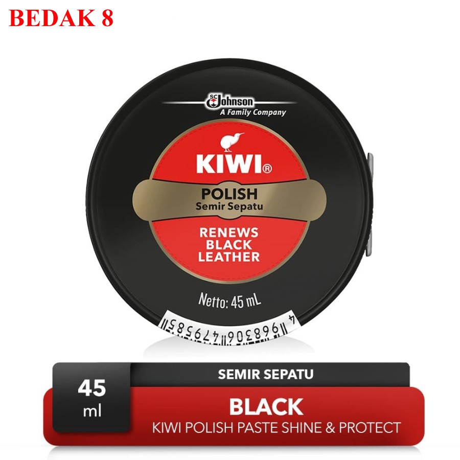 Kiwi Paste Shoe Polish 45ml/ Semir Sepatu Kiwi Padat 45 ml