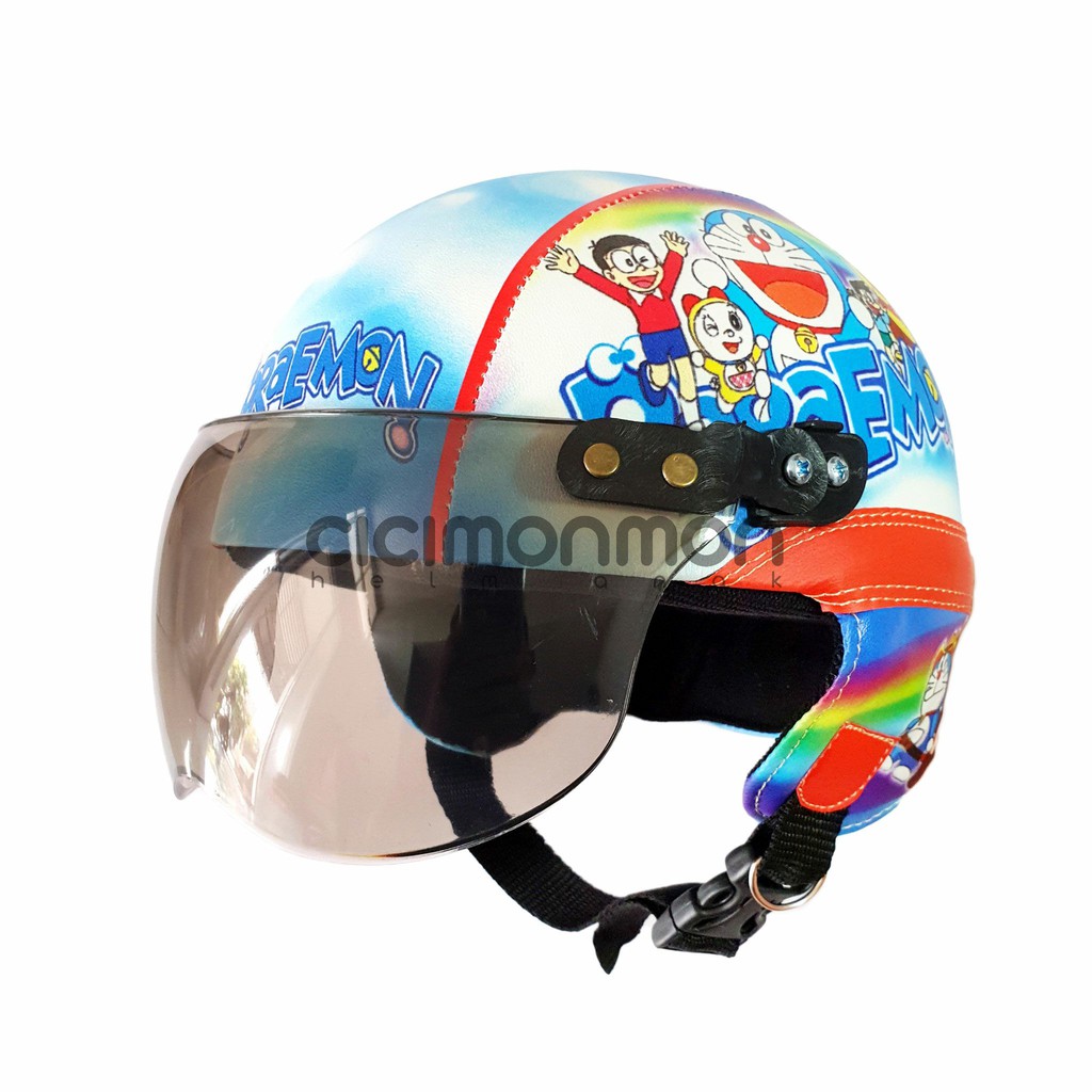 SPECIAL Helm Anak Retro Karakter Doraemon