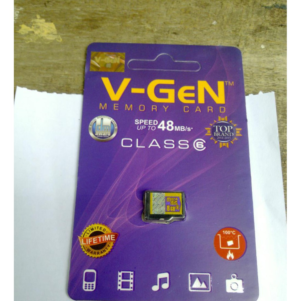 STOK MICRO SD VGEN 2GB NON ADAPTOR 48mbps terakhir