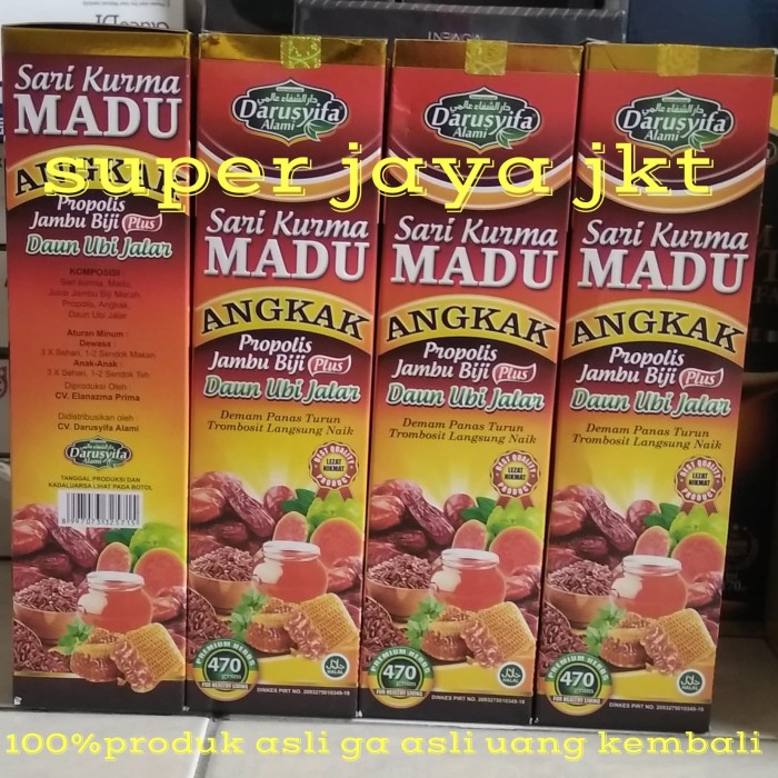 

Sari kurma madu angkak untuk meningkatkan trombosit original