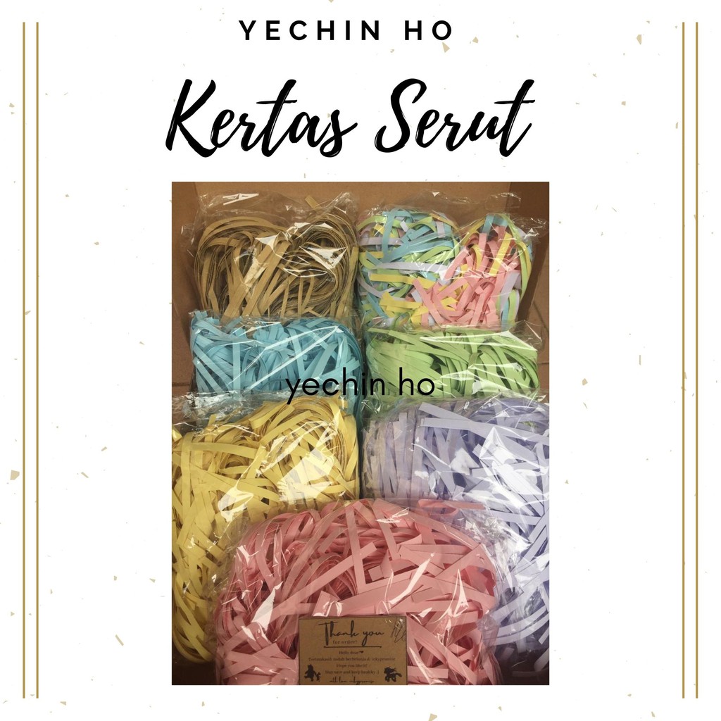 

( 1 kg ) Kertas Cacah / Kertas Potong / Kertas Serut / Paper Shredder / Kertas Suir