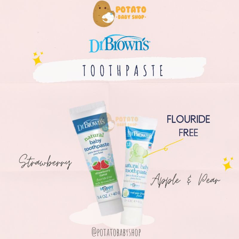 Dr Brown's Happy Teeth Fluoride Free Toothpaste / Pasta Gigi