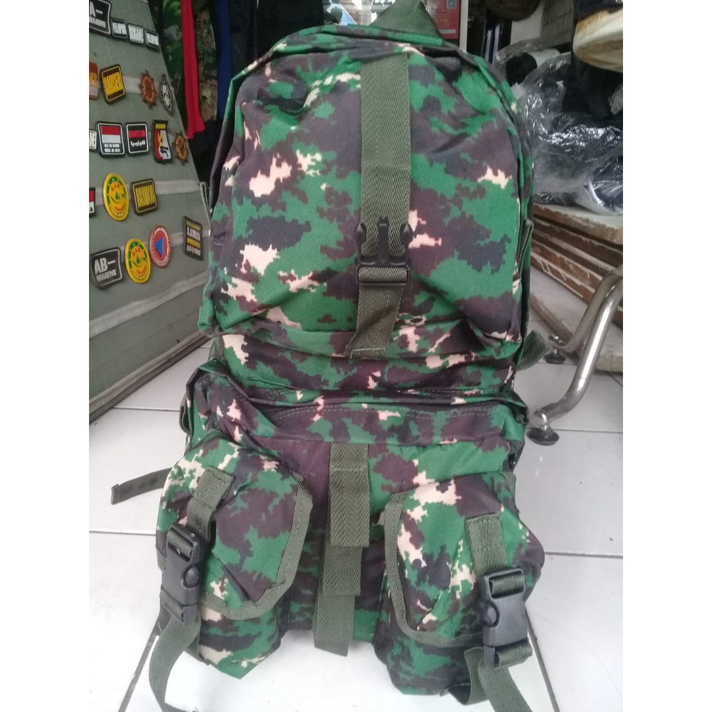 Tas Model Aceh TNI - Ransel Loreng NKRI - Tas Punggung TNI