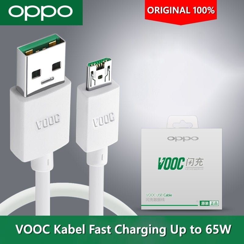 Kabel Data OPPO VOOC Micro Kabel Charger OPPO VOOC Original