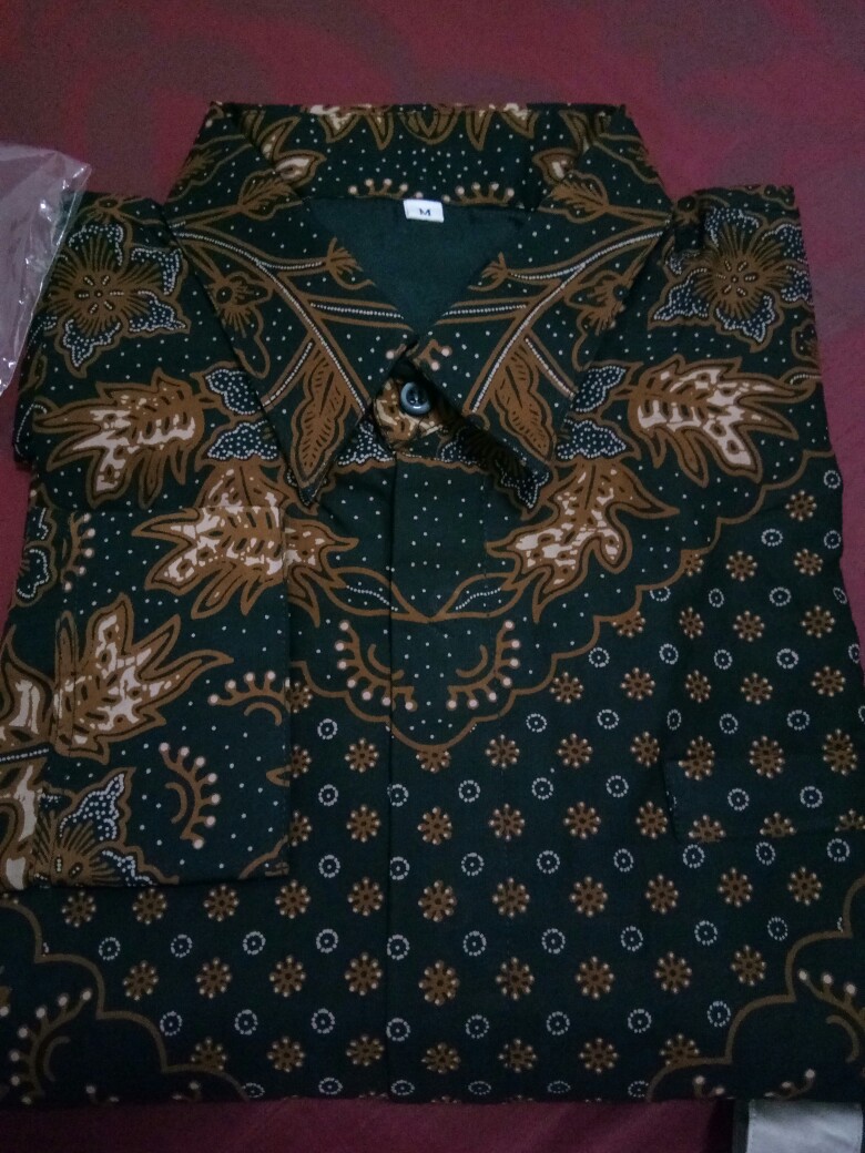 Perwira Kemeja Batik Pria Lengan Panjang Batik Solo By Batik Kanaya