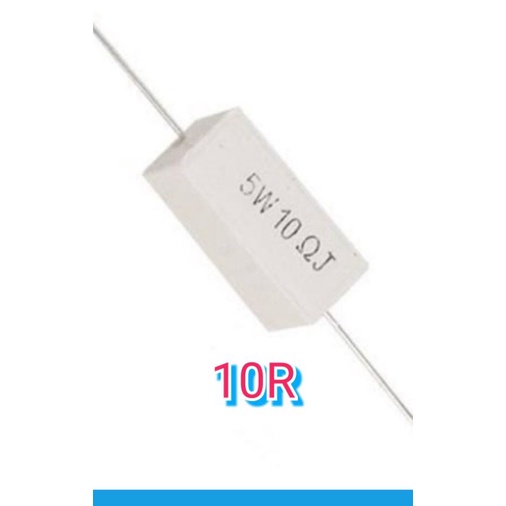 RESISTOR 10, OHM 5 WATT ORI JAPAN,&amp; BIASA