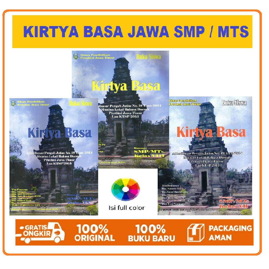 Bahasa Jawa SMP / MTs Kelas 7 8 9 KIRTYA BASA JAWA SMP / MTS KELAS 7 8 9 Diknas Propinsi Jawa Timur