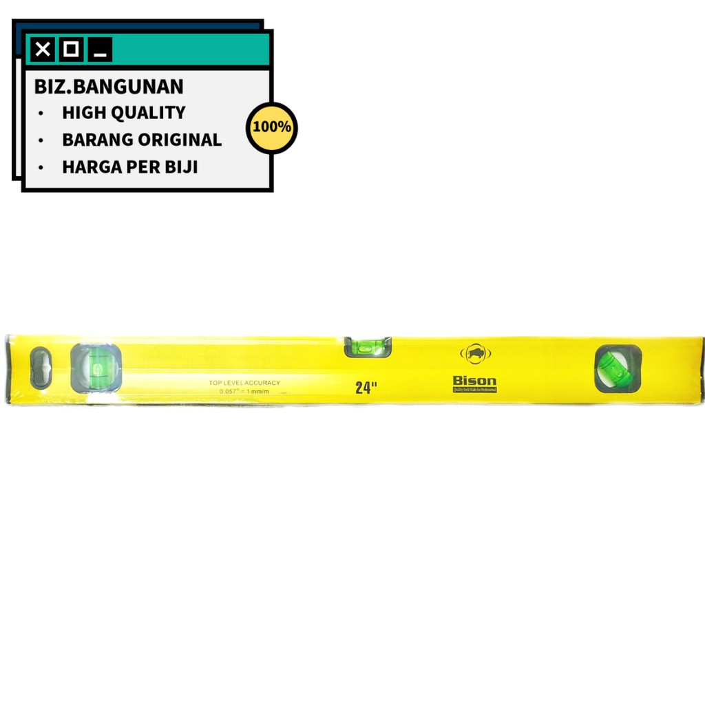 WATERPASS BISON MAGNET 24&quot; INCH - WATERPAS 60CM