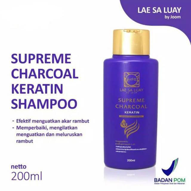 LAE SA LUAY SUPREME CHARCOAL SHAMPOO BPOM