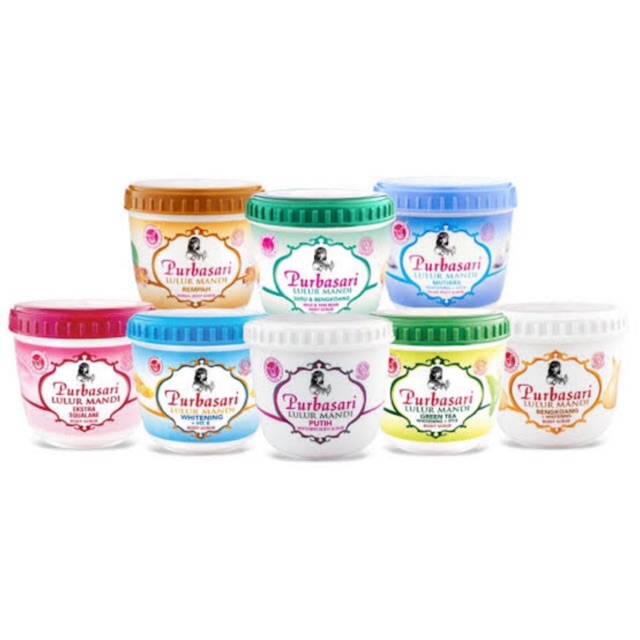 (e,px) PURBASARI LULUR MANDI 100 GR - BODY SCRUB EXFOLIASI KULIT