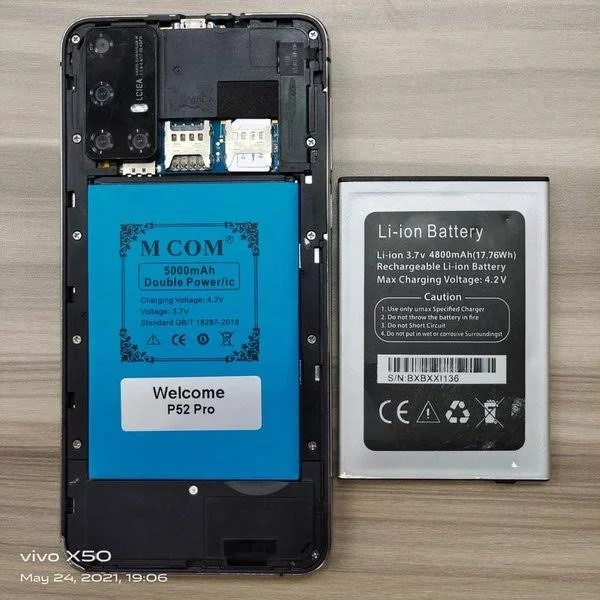 Baterai Battery Batre Double Power Mcom Welcome P52 Pro