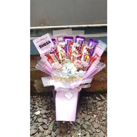 

KHOUSE Bouquet Snack Buket Snack coklat cadburry bueno Hadiah ultah hampers lebaran