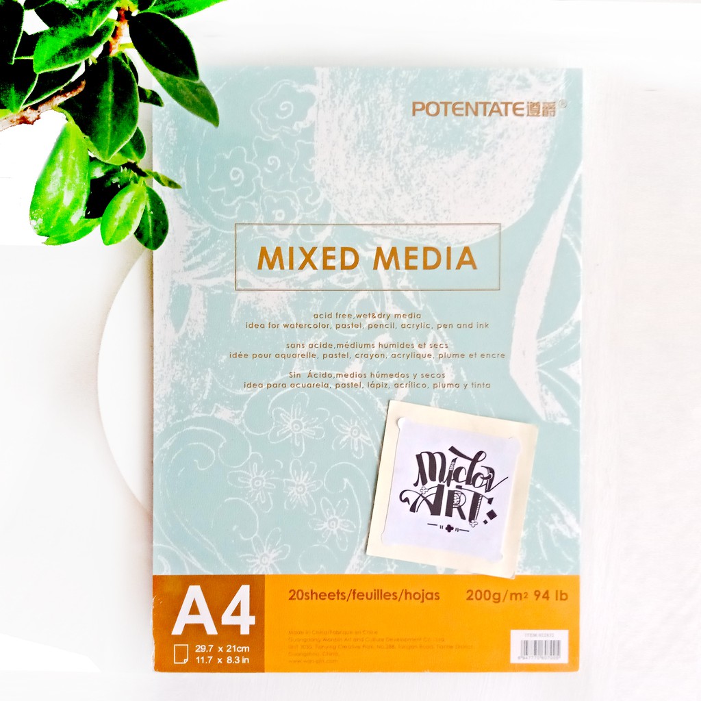 

Potentate Mixed Media Pad A4 200 gsm 20 lembar