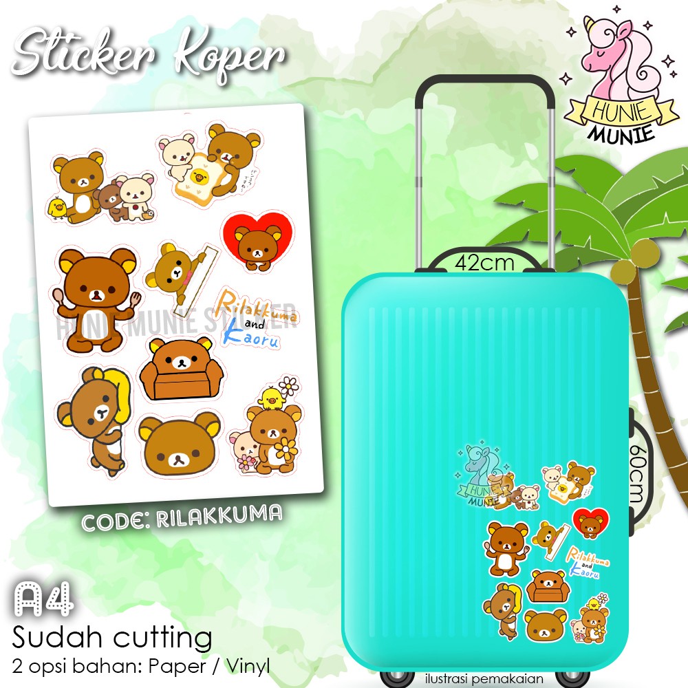 Sticker Koper - Rilakkuma Stiker