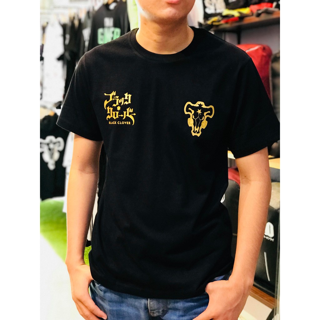 Tshirt BlackBull Black Clover Gold