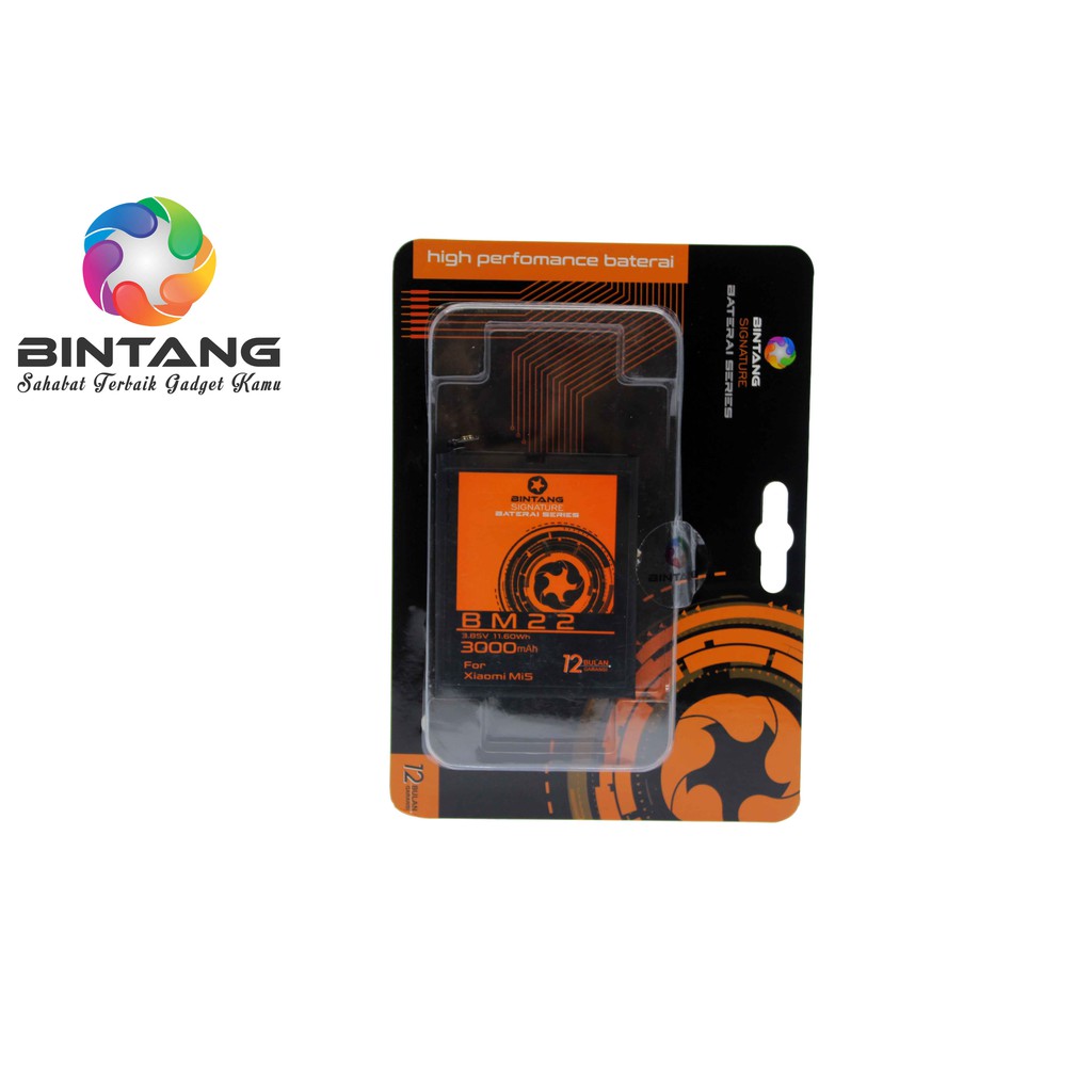 BATERAI BINTANG SIGNATURE SERIES XIAOMI MI5/BM22