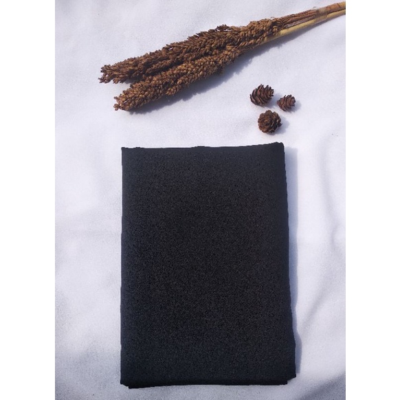 pashmina diamond ukuran 200x75 / pashmina diamond panjang jahit tepi-uk 200 hitam