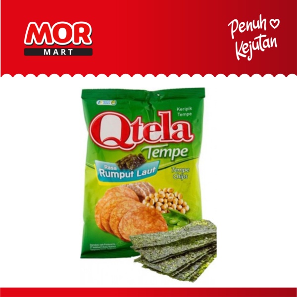 

QTELA Keripik Tempe Rumput Laut Seaweed Chips 55 gr