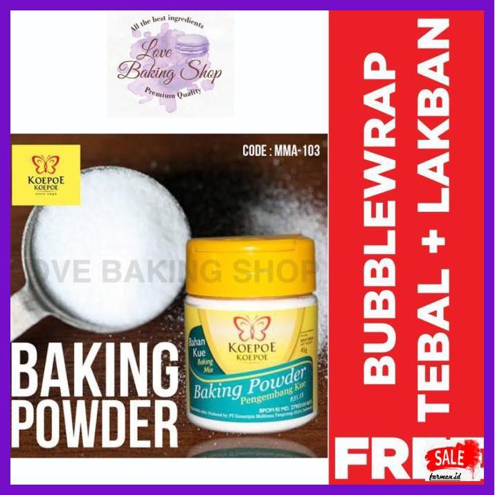 

DERPOWBAKING- BAKING POWDER 45GR KOEPOE KOEPOE PENGEMBANG KUE KUPU KUPU HALAL BPOM -ASLIII.