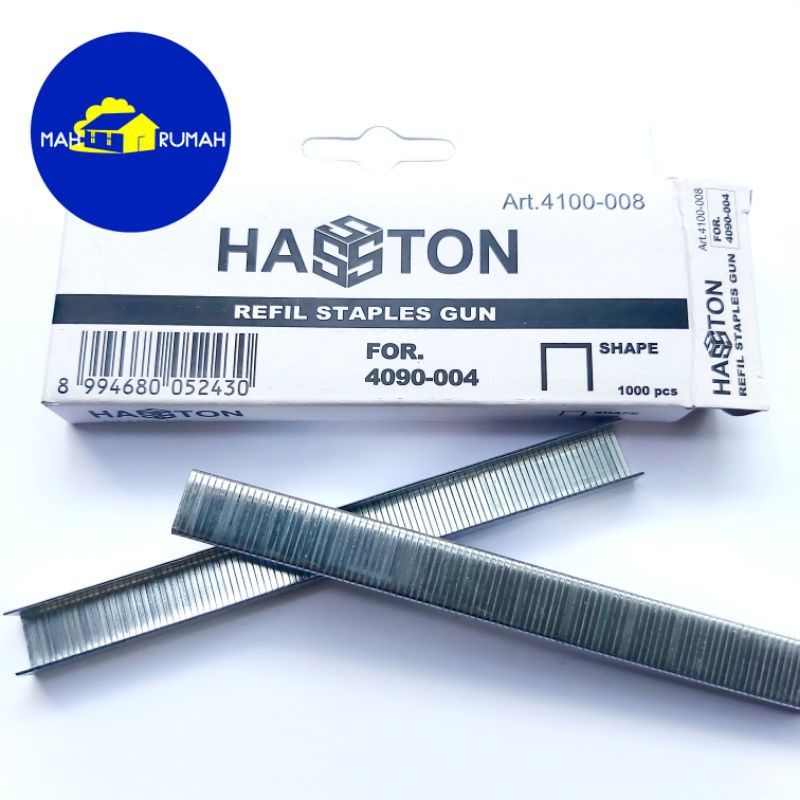 HASSTON PROHEX - REFILL Isi Staples Gun Tembak Jok 3in1 3way Air Stapler TEBAL 8mm 8 mm 1008J