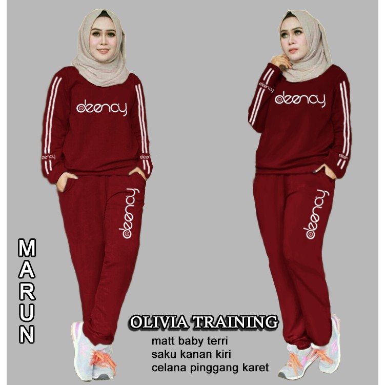 Olivia Training - Logo Smile (LS) - Ukuran L-3XL - Matt Baby Terri