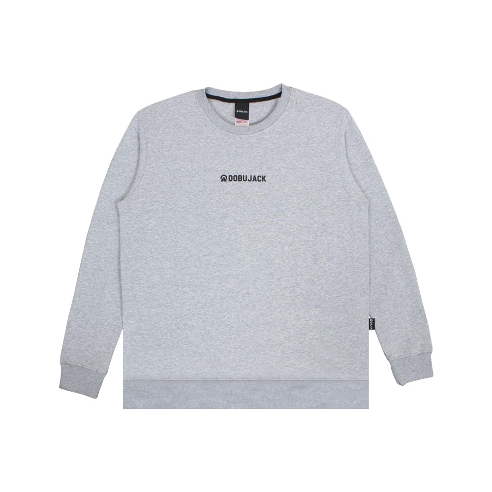 

Dobujack Sweater Little Logo 2 Misty Crewneck