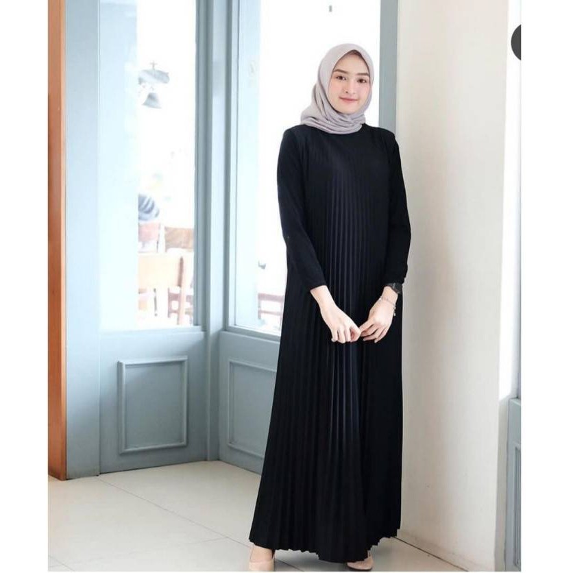 Nini dress plisket - Thejanclothes