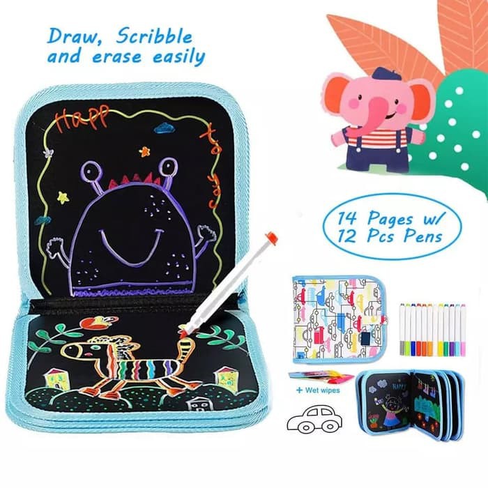 

Chalk Book/Buku Edukasi Anak Kapur - Fish