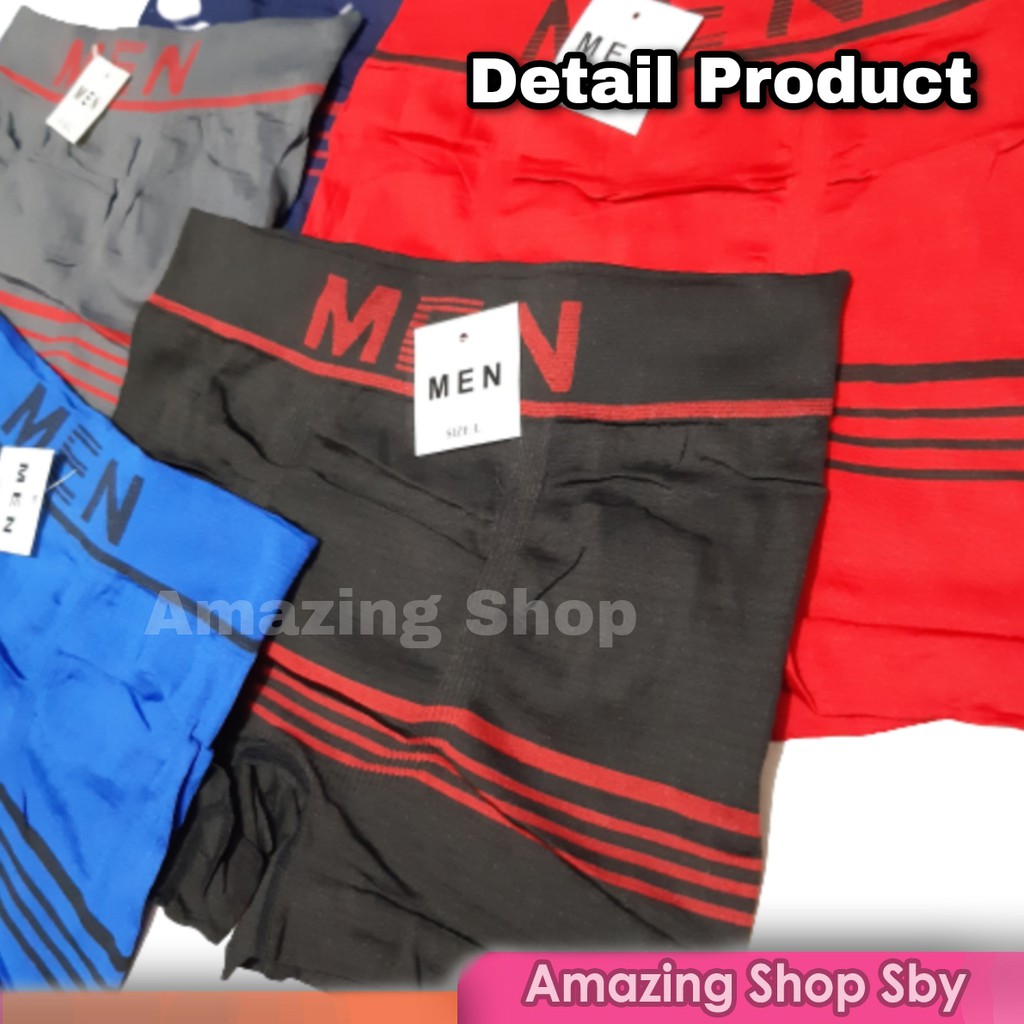 CD Celana Dalam Boxer Pria Dewasa Boxer Laki Laki Cowok Fashion MEN Murah