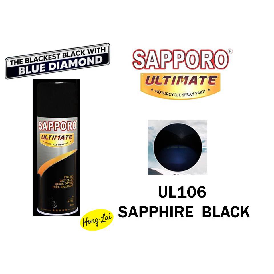 Sapporo Ultimate UL106 Sapphire Black cat aerosol