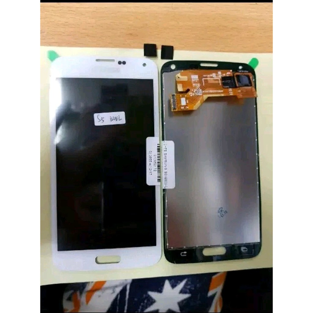 LCD SAMSUNG I9600 + TOUCHSCREEN PUTIH ORI * GALAXY S5 BIG G900F/G900H