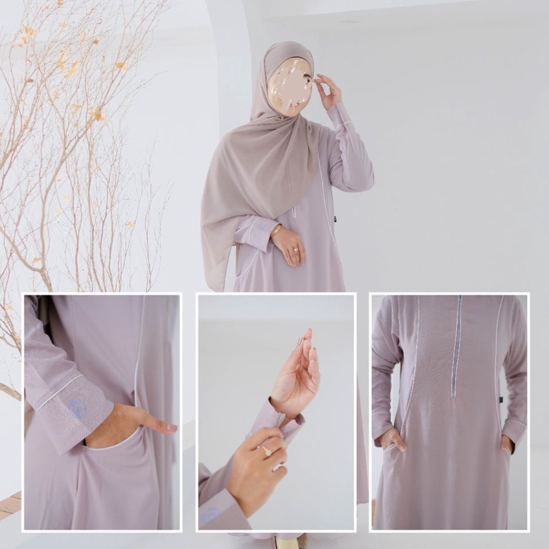 GARANSI IRNANDA GAMIS HANNA DRESS ABAYA POLOS PREMIUM WANITA DEWASA REMAJA TERBARU BAHAN MADELINE