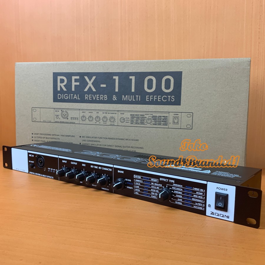 Efek Vokal Zoom RFX1100 / RFX 1100 ZOOM EFFECT VOCAL