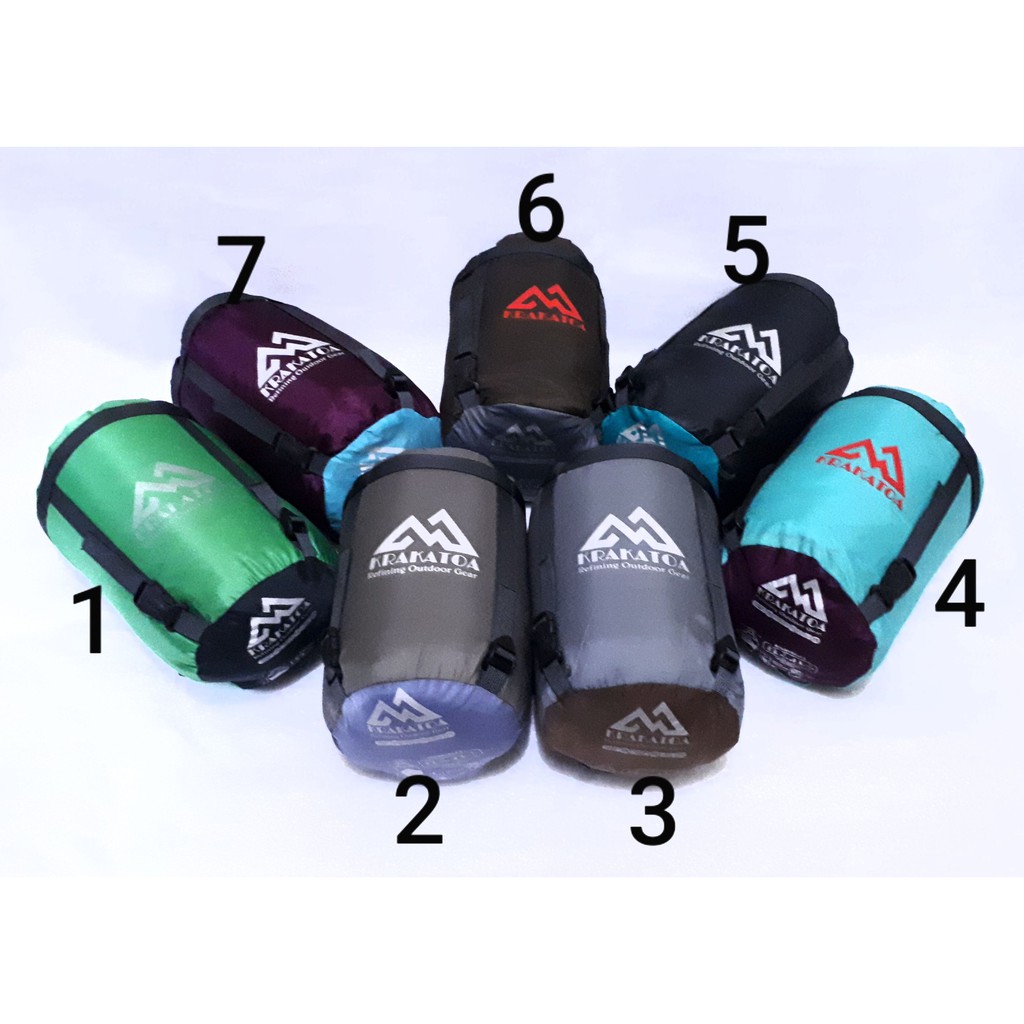 【Warna Dipilih】 Sleeping Bag &amp; Matras &amp; Bantal Angin` Polar Bulu` Dacron WATERPROOF Kantong Tidur