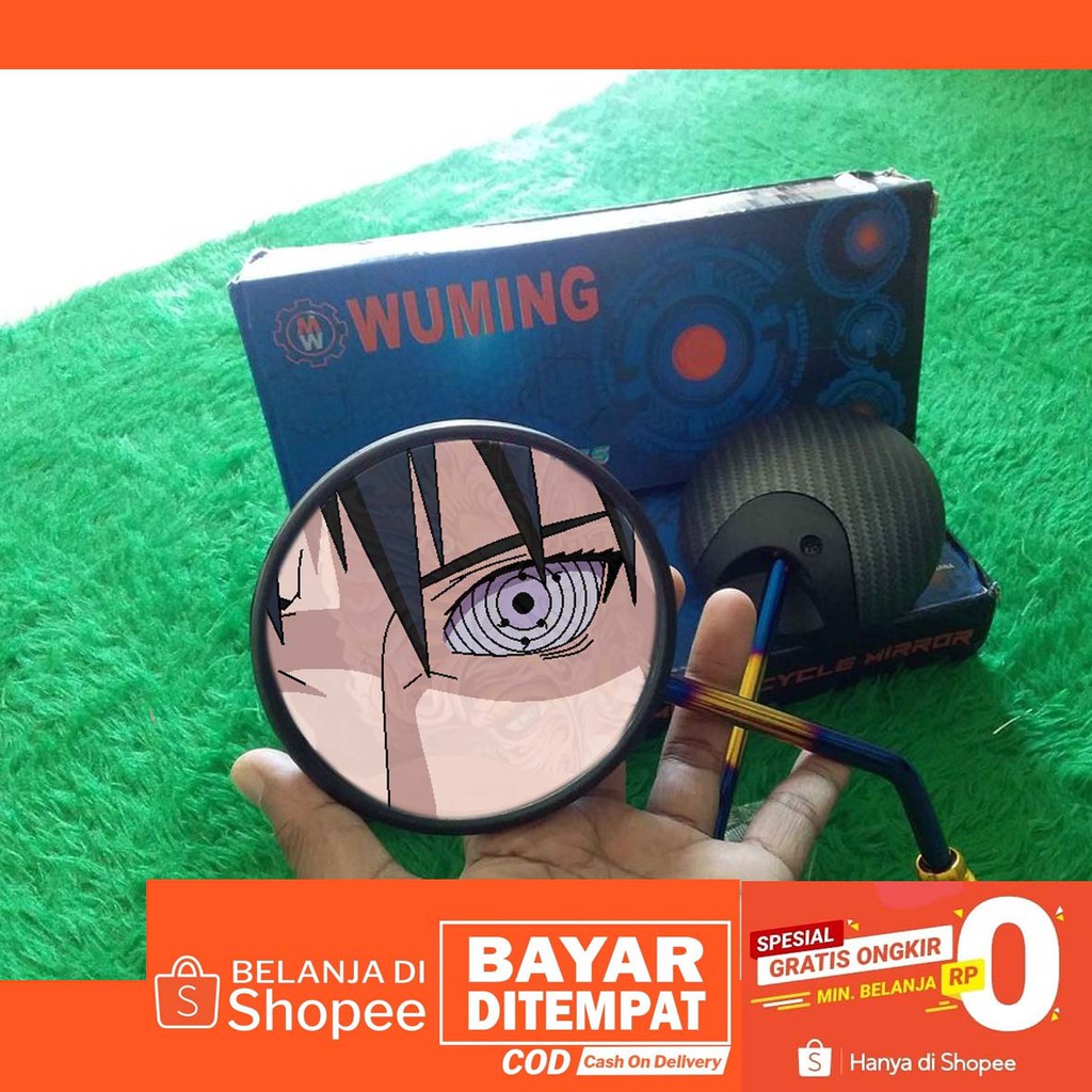 SPION PELANGI CARBON MOTOR SCOOPY / SPION VARIASI HONDA MATIC / SPION PELANGI CARBON ORIGINAL