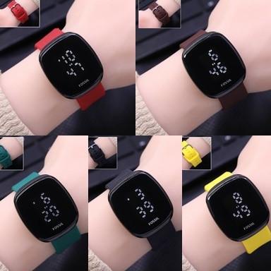 Jam Tangan Wanita Fossil Touch Digital Body Hitam FS 609 - Tali Rubber
