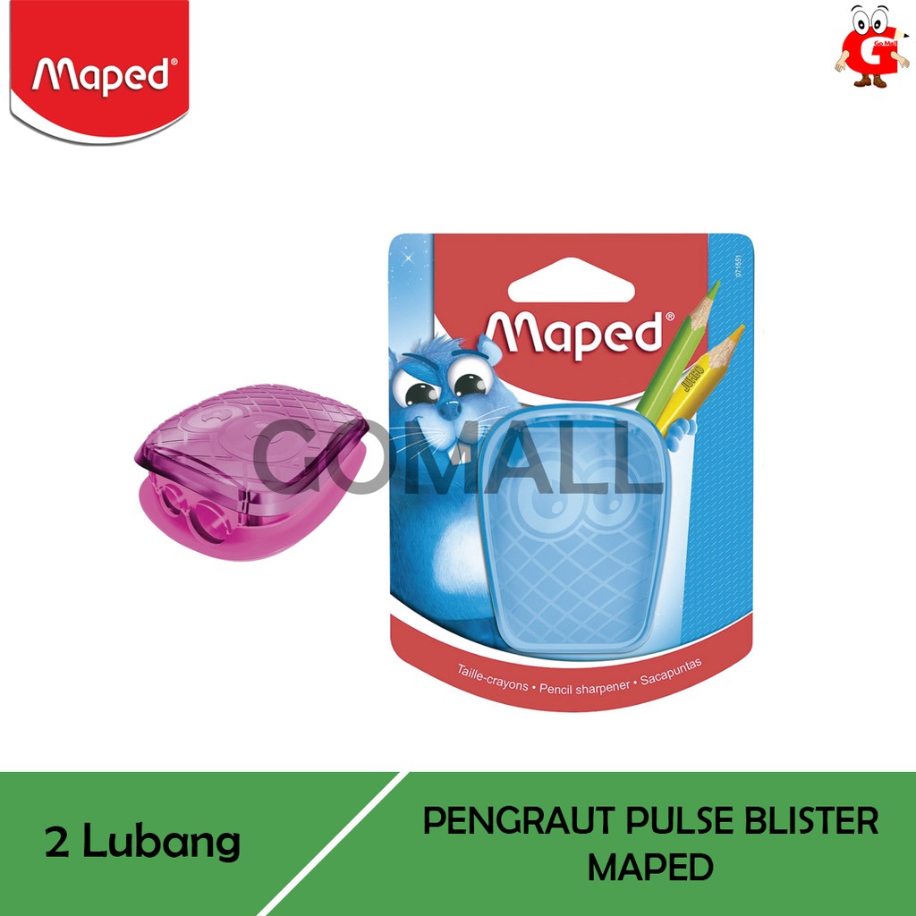 

Rautan Pengraut Sharpener Pulse Blister Maped 2 Lubang