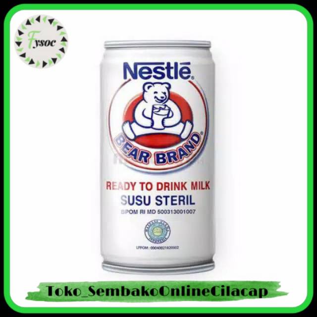 SUSU BERUANG BEAR BRAND 189ML | SUSU SEGAR BEARBRAND 189ML