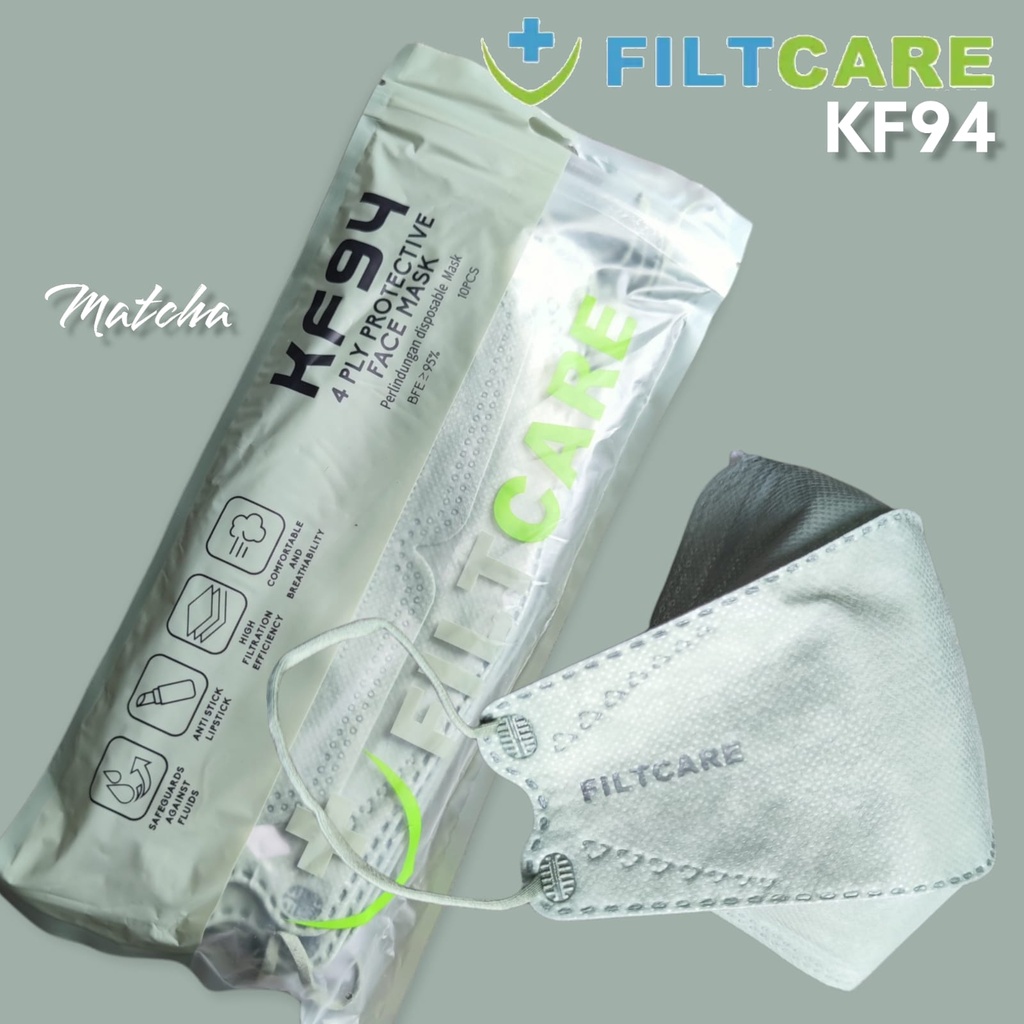 FILTCARE KF94 4PLY - MASKER KF94 4PLY KEMENKES RI AKL FILT CARE FACE MASK ORIGINAL