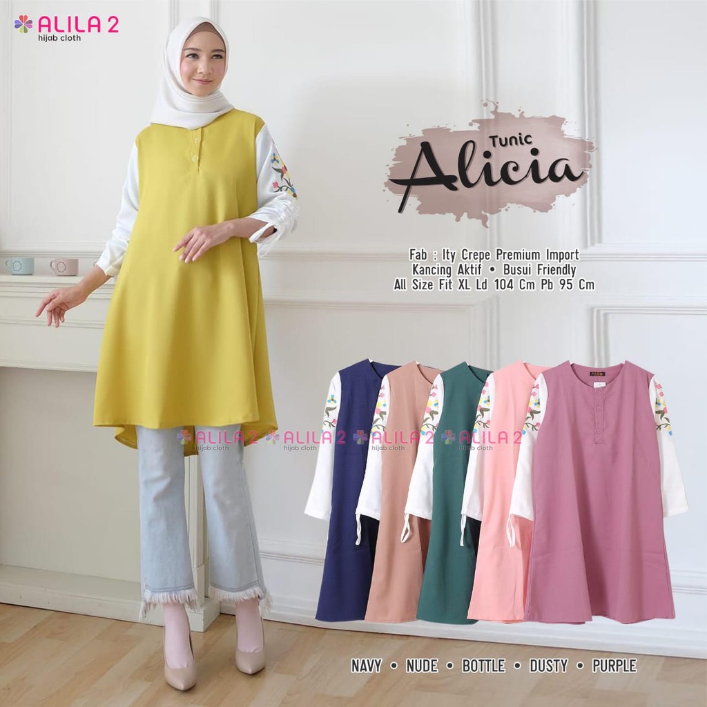 ALICIA TUNIK MATT ITY CREPE PREMIUM IMPORT HQ BY ALILA2