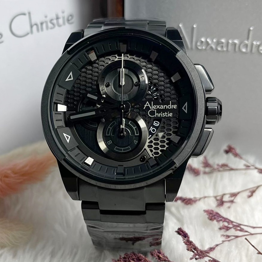 Jam Tangan Alexandre Christie Pria AC 6618 / AC6618 Original Garansi Resmi