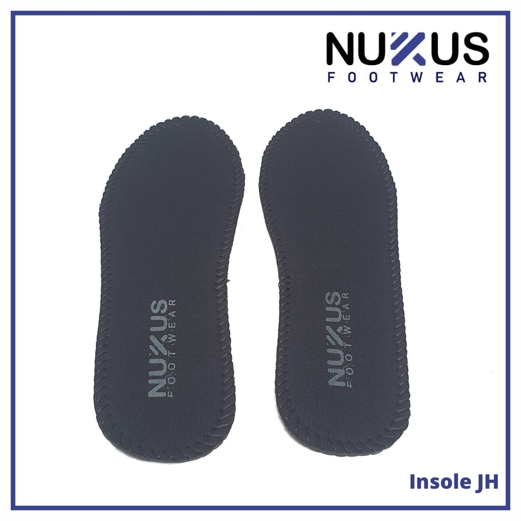 Insole Alas Tapak Sepatu Dalam Pria Dewasa Hitam Tebal 3 ML - INSOLE JH