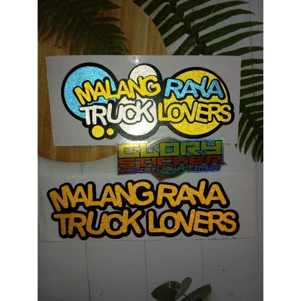 Sticker Malang Raya Truck Lovers Cutting (harga per biji)