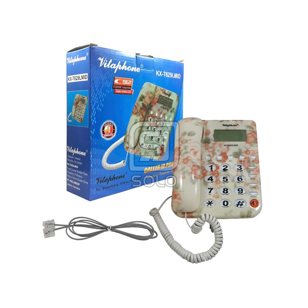 Telp Rumah Telepon Kantor Telephone Hotel Telpon Vitaphone KX-629