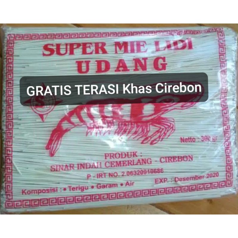 

Mie lidi Mentah Super Cap Udang