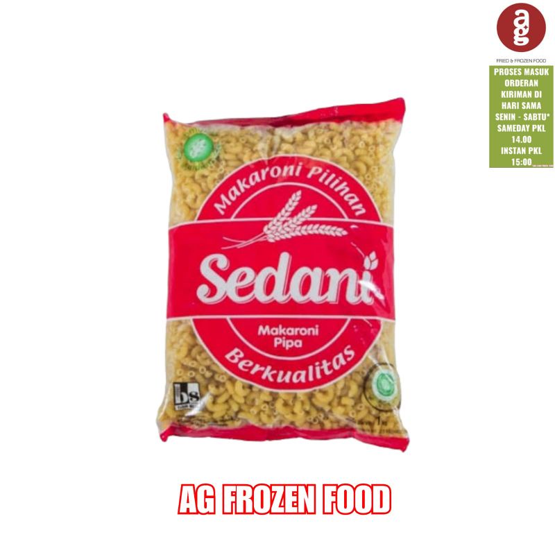 

Sedani Macaroni Kering 1 Kg