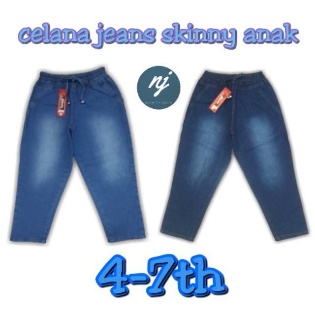 Celana jeans anak perempuan