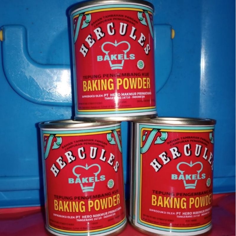 

Baking Powder Hercules Double Acting kemasan kaleng 110gr