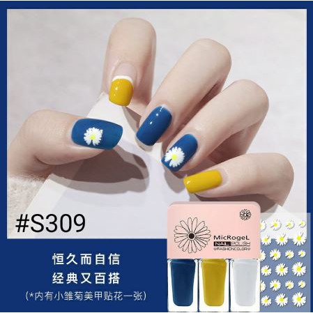 Microgel Nail Polish 3in1 Free Stiker Oulisi Microgel Kutek Kuku Cat Kuku