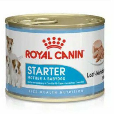 Royal Canin Starter Mother and Baby Dog Kaleng 195 gr makanan ibu dan anak anjing / puppy